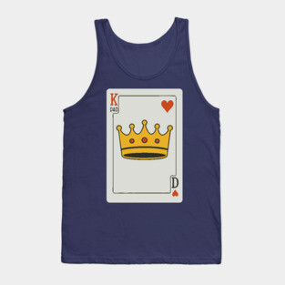 King of Dads Card Design Tank Top