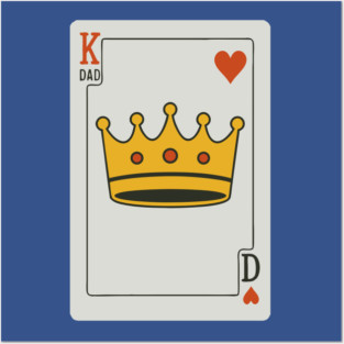 King of Dads Card Design Posters and Art