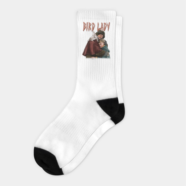 Home Alone 2: Bird Lady Socks by 51Deesigns