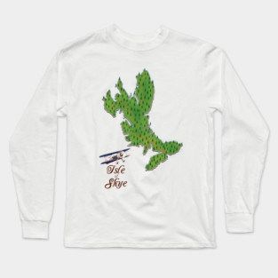 Isle of Skye map Long Sleeve T-Shirt