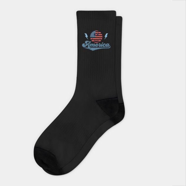 Fourth of July (4th of july) Socks by Graphic tees