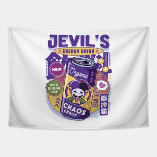 Jevil Energy Drink Tapestry