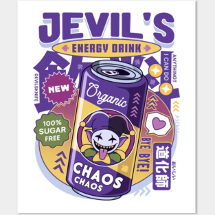 Jevil Energy Drink Posters and Art
