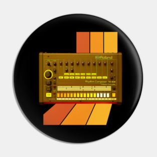 TR-808 #5 (THE LEGEND) Pin
