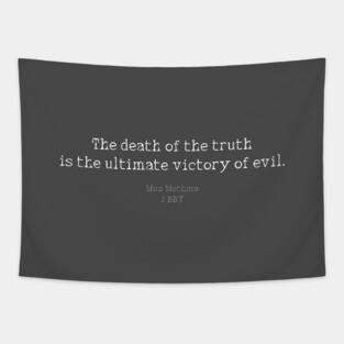 The Death of Truth... [White] Tapestry