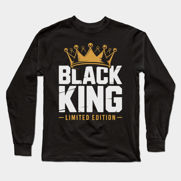 Black King Limited Edition 2 Long Sleeve T-Shirt by UrbanLifeApparel