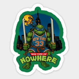 TMNT Leonardo Knicks Sticker