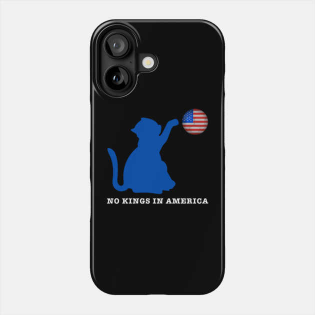 No-Kings Phone Case by Creatifly Graphic Tees