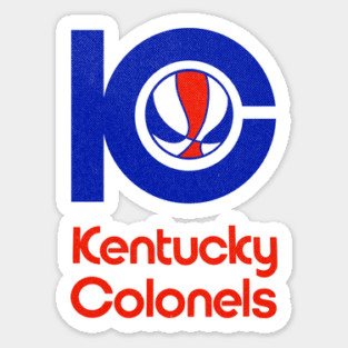 Vintage Kentucky Colonels ABA Basketball Sticker