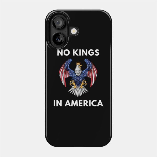 No-Kings Phone Case by Creatifly Graphic Tees