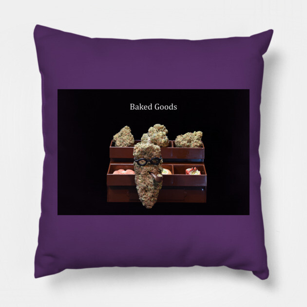 Baked Goods - Weed Design Pillow by MrGreenGenes420