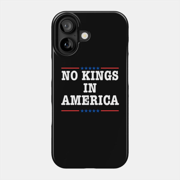 No-Kings Phone Case by Creatifly Graphic Tees