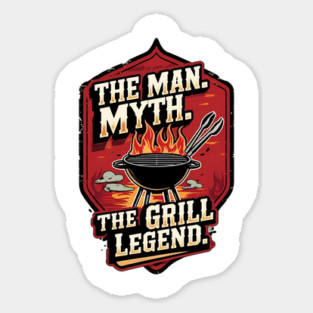 The Grill Legend Sticker