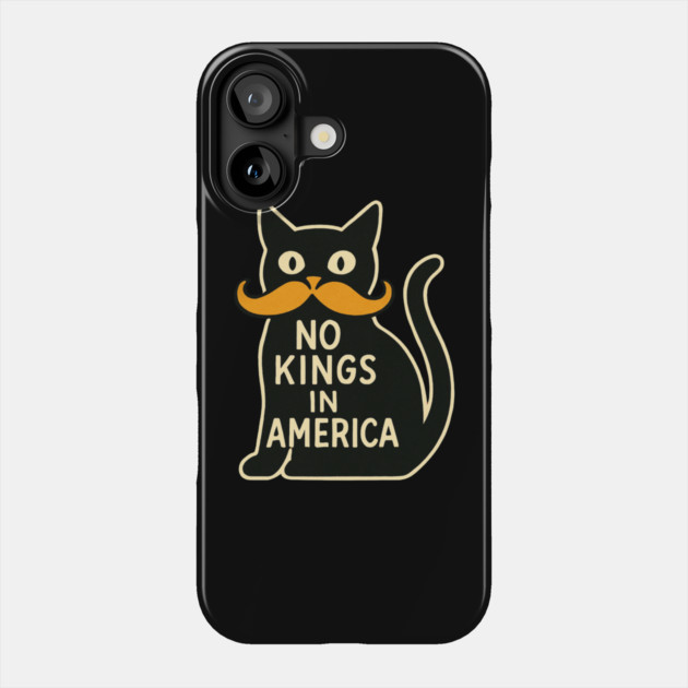 No-Kings Phone Case by Creatifly Graphic Tees