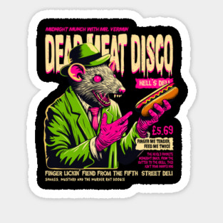 DEAD MEAT DISCO Sticker