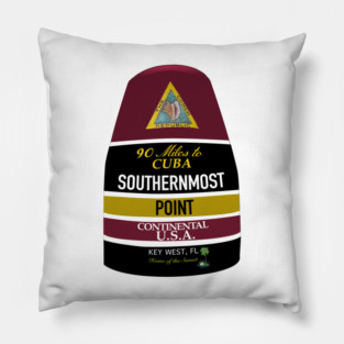 Southernmost Point Buoy Pillow