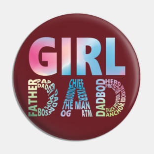 Girl-dad Pin