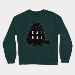 Cat Dad Crewneck Sweatshirt