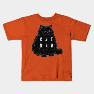 Cat Dad Kids T-Shirt