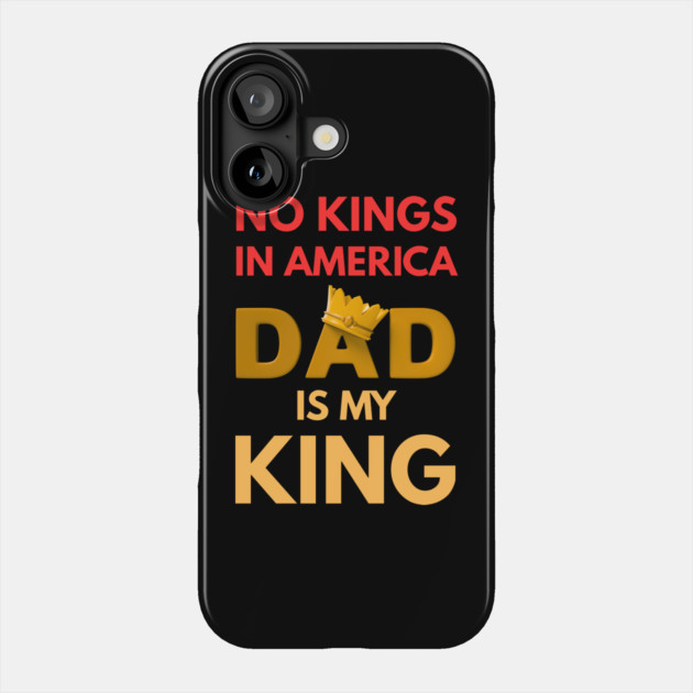 No-Kings Phone Case by Creatifly Graphic Tees