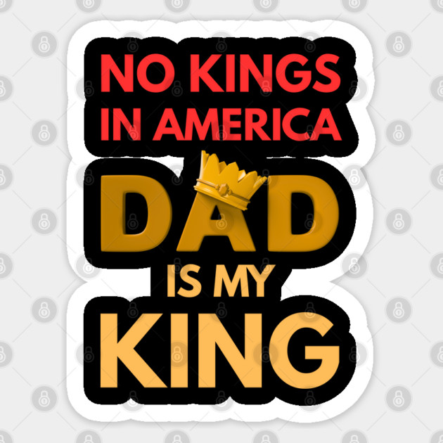 No-Kings Sticker by Creatifly Graphic Tees