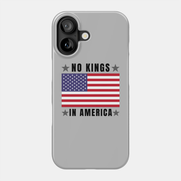 No-Kings Phone Case by Creatifly Graphic Tees