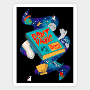 Hitchhiker's guide to the galaxy Sticker