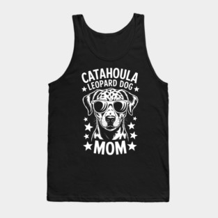 Catahoula Leopard Dog Mom Funny Catahoula Leopard Dog Tank Top