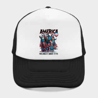 Thug Life Killers Horror Movie Fourth Of July Hat