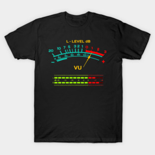 L-Level dB Meter Medidor VU T-Shirt