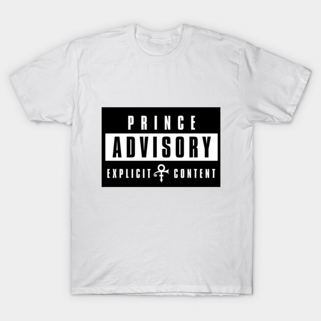 PRINCE ADVISORY EXPLICIT CONTENT (EXCLUSIVE) T-Shirt by PPUK