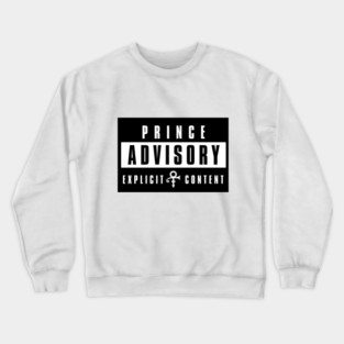 PRINCE ADVISORY EXPLICIT CONTENT (EXCLUSIVE) Crewneck Sweatshirt