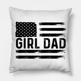 Girl Dad Pillow