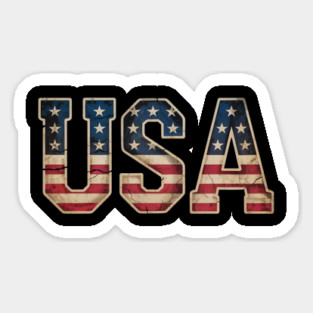 USA US Flag Patriotic 4th of July America Magnet