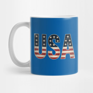 USA US Flag Patriotic 4th of July America Mug
