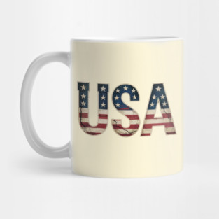 USA US Flag Patriotic 4th of July America Mug