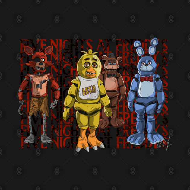 Five Nights at Freddy's: The Gang by 51Deesigns