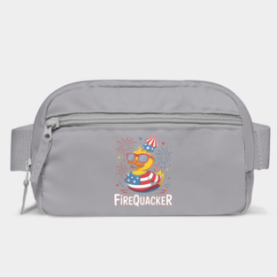 4th of July Duck Firequacker Patriotic Fourth of July Funny Bag