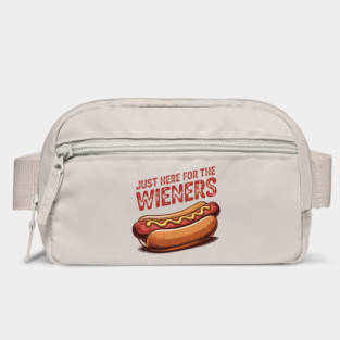 Just Here For The Wieners Funny 4th of July Hot Dog USA Bag