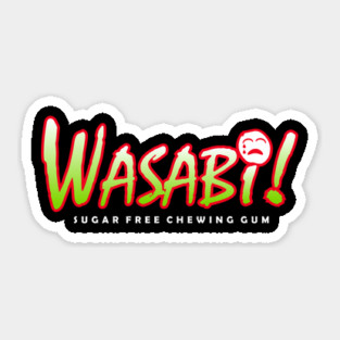 Wasabi Sugar Free Chewing Gum Sticker