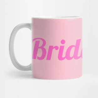 Bride Tribe Script Design – Pink Bachelorette Party Text Graphic Mug