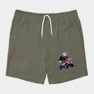 Monster truck bald eagle usa independence day celebration 4th of july Shorts