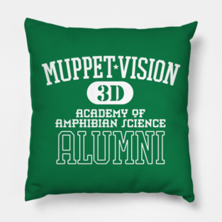 MuppetVision Alumni - Academy of Amphibian Science Pillow