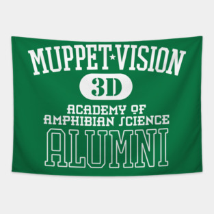 MuppetVision Alumni - Academy of Amphibian Science Tapestry