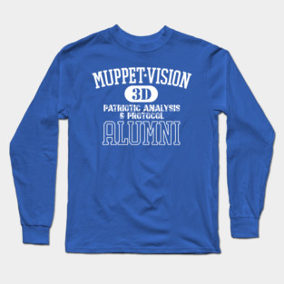 MuppetVision Alumni - Patriotic Analysis and Protocol Long Sleeve T-Shirt