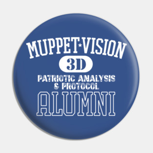 MuppetVision Alumni - Patriotic Analysis and Protocol Pin