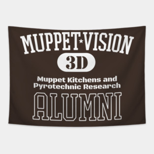 MuppetVision Alumni - Kitchen and Pyrotechnics Research Tapestry