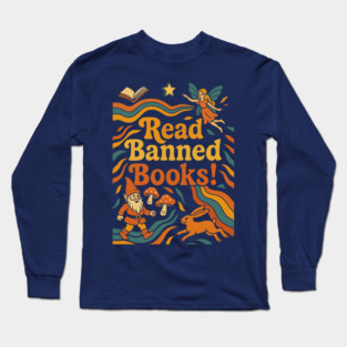 Read Banned Books Fantasy Long Sleeve T-Shirt