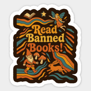 Read Banned Books Fantasy Sticker
