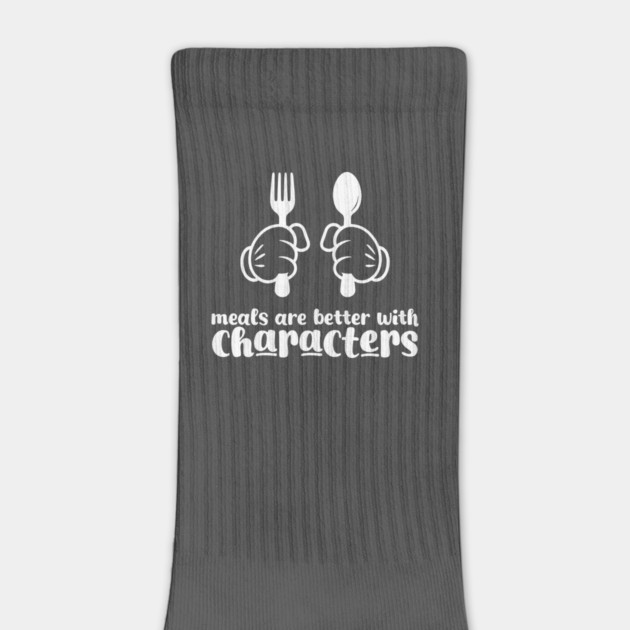 Meals Are Better with Characters (Alternate Design) by David Lee